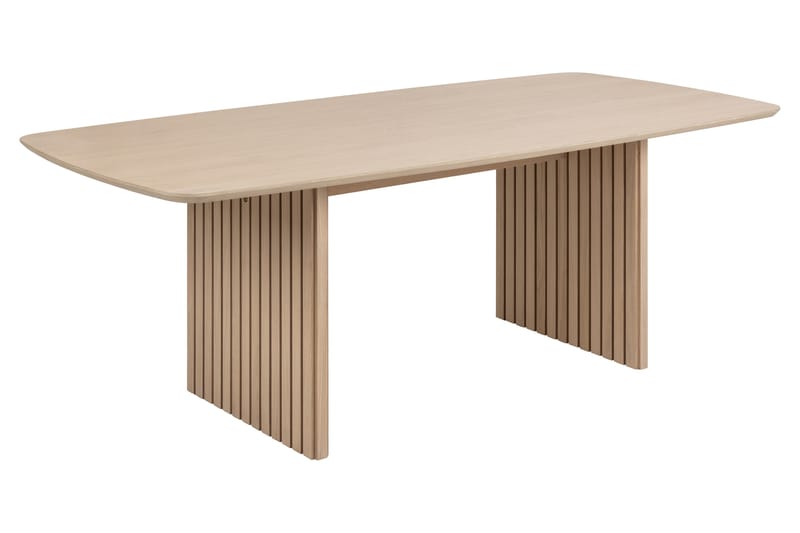 Spisebord Saku 220x105 cm - Hvid - Spisebord & kjøkkenbord