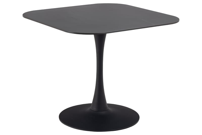 Spisebord Salm 90x90 cm - Sort - Spisebord & kjøkkenbord