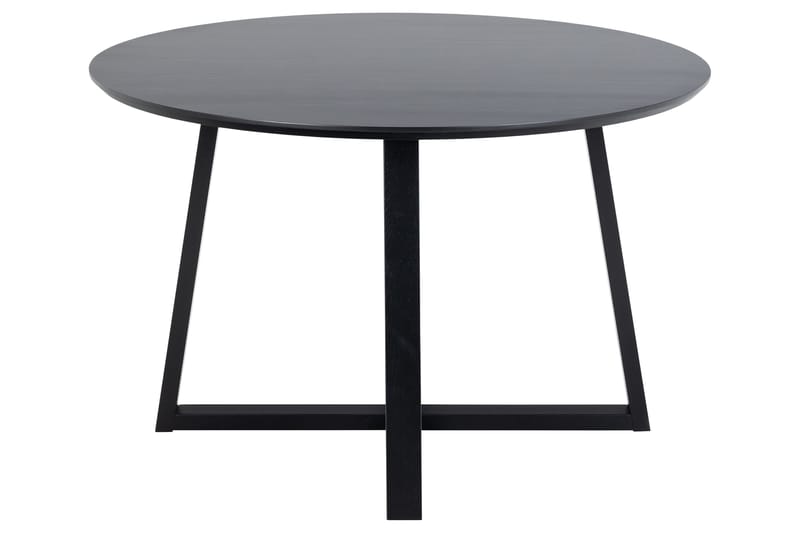 Spisebord Saneha 120 cm Rund - Sort - Spisebord & kjøkkenbord