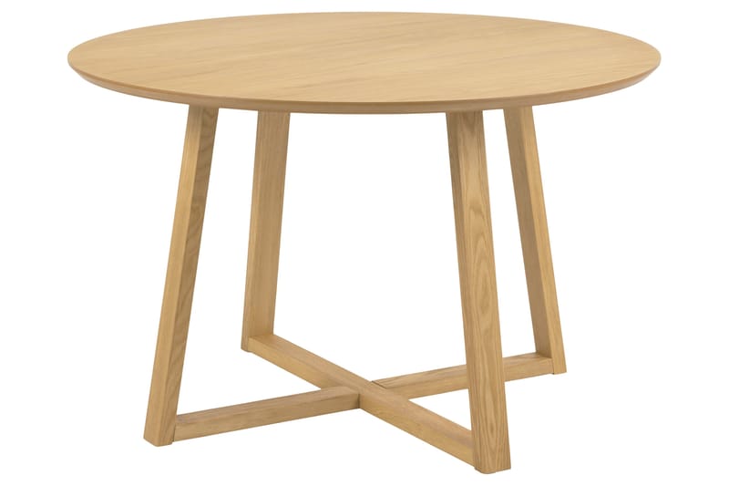 Spisebord Saneha 120 cm Rundt - Natur - Spisebord & kj�økkenbord