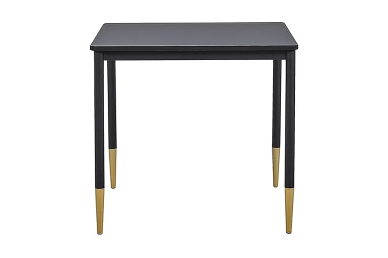 Spisebord Shamley 80 cm - Svart / Gull - Spisebord & kjøkkenbord