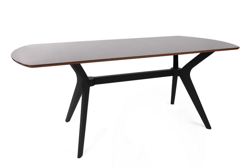 Spisebord Shauma 180 cm - Brun/Svart - Spisebord & kjøkkenbord