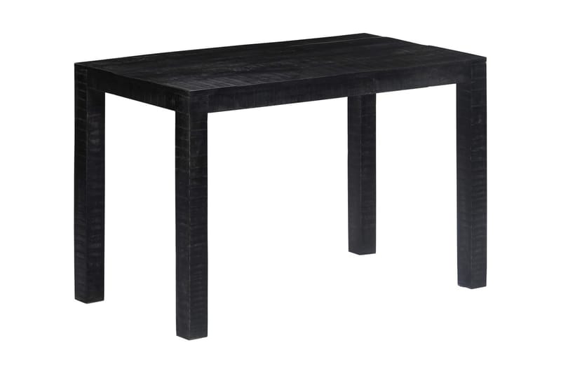 Spisebord svart 118x60x76 cm heltre mango - Svart - Spisebord & kjøkkenbord
