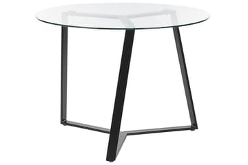 Spisebord Triggiano 100 cm - Svart - Møbler - Bord - Spisebord & kjøkkenbord