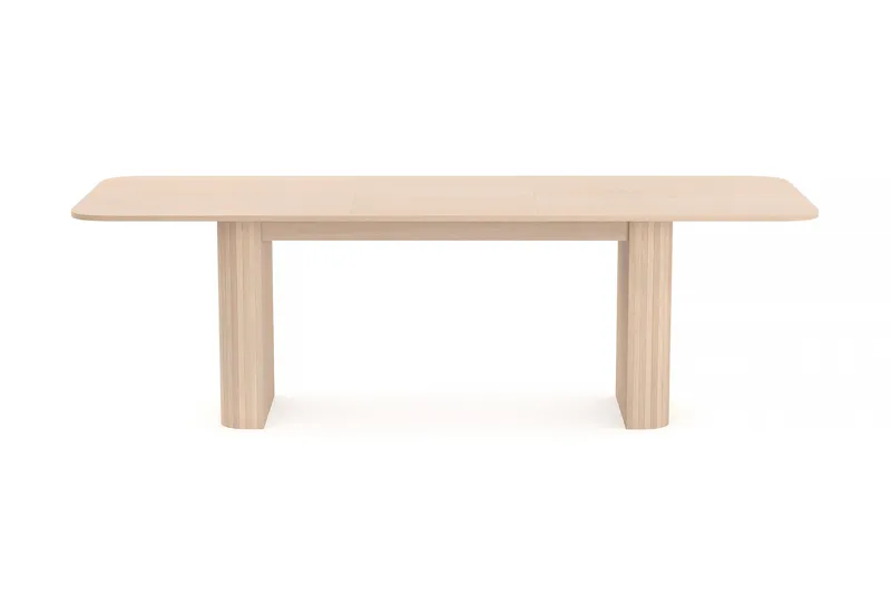 Spisebord Kopparbo 180 cm - Lyst hvitlasert eiketre - Møbler - Bord - Spisebord & kjøkkenbord