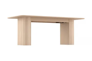 Spisebord Kopparbo 200 cm - Hvitlasert Eik - Møbler - Bord - Spisebord & kjøkkenbord