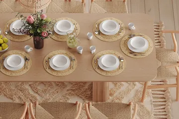 Spisebord Kopparbo 200 cm - Hvitlasert Eik - Møbler - Bord - Spisebord & kjøkkenbord