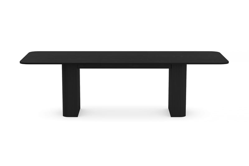 Spisebord Kopparbo 200-260 cm - Svart Tre - Møbler - Bord - Spisebord & kjøkkenbord