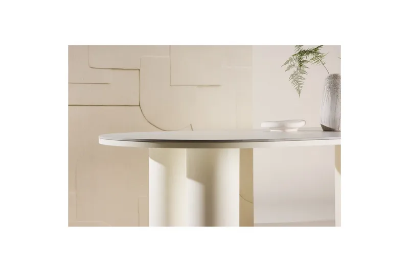 Spisebord VIND Havstenssund 110x220 cm Hvit - Møbler - Bord - Spisebord & kjøkkenbord