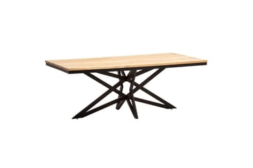 Spisebord Wohnling Heltre 200 cm Industriell Metallrammeutseende Base - Møbler - Bord - Spisebord & kjøkkenbord