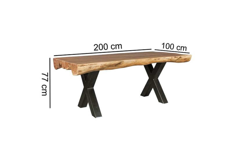 Spisebord Wohnling Heltre trestamme landstil - Møbler - Bord - Spisebord & kjøkkenbord