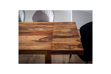 Spisebord Wohnling Massivt tre uttrekkbart 120-200 cm landlig stil - Møbler - Bord - Spisebord & kjøkkenbord