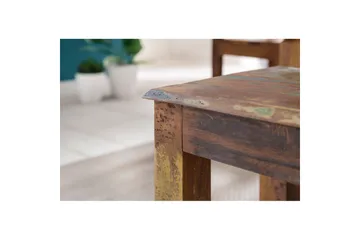 Spisebord Wohnling Massivt treverk landlig hus stil Resirkulert mangotre, 120x70 cm - Resirkulert mangotre, 120x70 cm - Møbler - Bord - Spisebord & kjøkkenbord