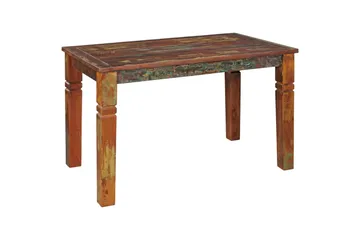 Spisebord Wohnling Massivt treverk landlig hus stil Resirkulert mangotre, 120x70 cm - Resirkulert mangotre, 120x70 cm - Møbler - Bord - Spisebord & kjøkkenbord