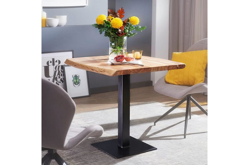 Spisebord Wohnling Trekanter i massiv tre med massive metallben Industriell - Møbler - Bord - Spisebord & kjøkkenbord