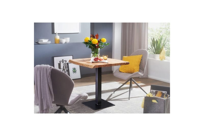 Spisebord Wohnling Trekanter i massiv tre med massive metallben Industriell - Møbler - Bord - Spisebord & kjøkkenbord