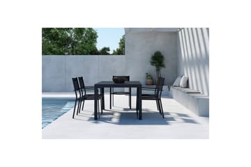 Spisegruppe Capo, Copacabana - Svart - Hagemøbler & utemiljø - Hagegruppe - Spisegrupper hage