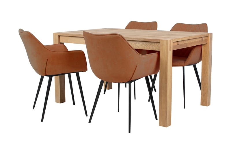 Spisegruppe Chicago New med 4 stoler - Spisebord & kjøkkenbord