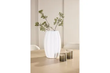 Spisegruppe Copenhagen Rund 140 cm Hvit/Beige med 6 Lilja-stoler - Møbler - Bord - Spisegruppe