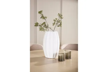 Spisegruppe Copenhagen Rund 140 cm med 6 Astoria-stoler Hvit / Beige, Beige - Hvit / Beige, Beige - Møbler - Bord - Spisegruppe