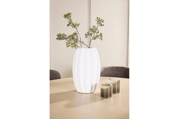 Spisegruppe Copenhagen Rund 140 cm med 6 Astoria-stoler Hvit / Beige, Brun - Hvit / Beige, Brun - Møbler - Bord - Spisegruppe