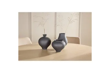 Spisegruppe Copenhagen Rund 140 cm med 6 Night-stoler Hvit / Svart - Hvit / Svart - Møbler - Bord - Spisegruppe