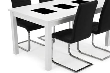 Spisegruppe Jasmin 180 cm uttrekkbar med 6 Cibus stoler - Møbler - Bord - Spisegruppe
