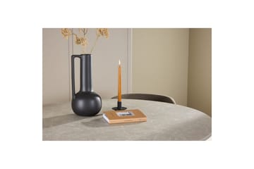 Spisegruppe Lanzo Rund 120 cm Beige med 4 stk Edina Stoler Svart / Brun - Svart / Brun - Møbler - Bord - Spisegruppe