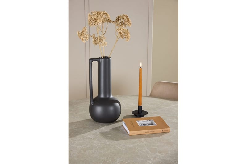 Spisegruppe Lanzo Rund 120 cm med 4 stk Night Stoler Beige - Beige - Møbler - Bord - Spisegruppe