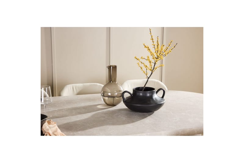 Spisegruppe Narvik 100x200 cm Beige med 6 Lilja Stoler - Møbler - Bord - Spisegruppe