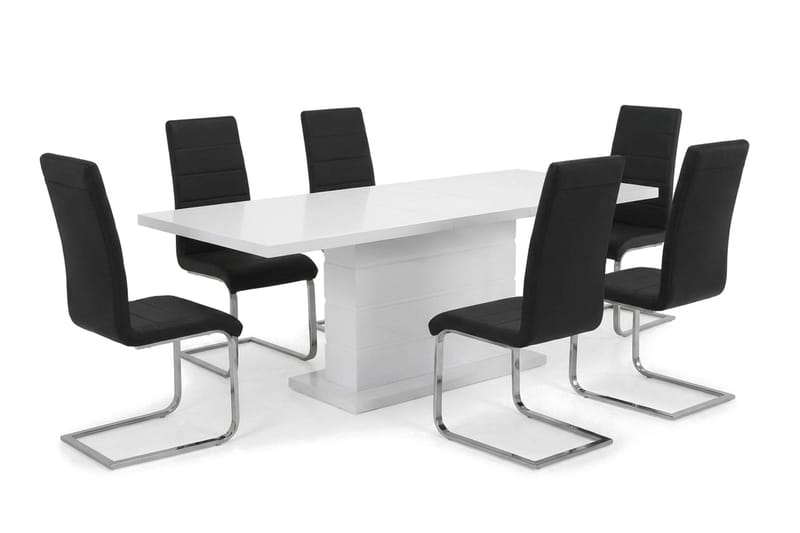 Spisegruppe Ratliff 180 cm uttrekkbar med 4 Cibus stoler - Møbler - Bord - Spisegruppe
