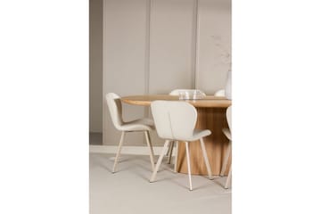 Spisegruppe Stjärnö 200x90 cm Natur med 6 stk Lilja Stoler - Møbler - Bord - Spisegruppe