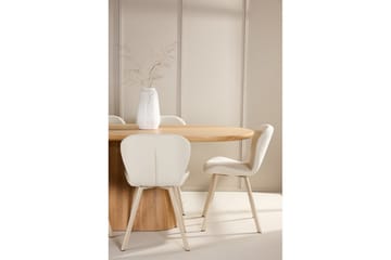 Spisegruppe Stjärnö 200x90 cm Natur med 6 stk Lilja Stoler - Møbler - Bord - Spisegruppe