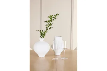 Spisegruppe Strada Rund 120/170 cm Hvit med Lilja Stoler 4 stk - 4 stk - Møbler - Bord - Spisegruppe