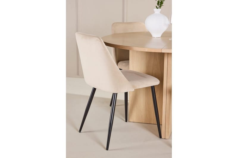 Spisegruppe Strada Rund 120/170 cm med Night Stoler 4 stk - 4 stk - Møbler - Bord - Spisegruppe