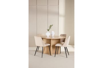 Spisegruppe Strada Rund 120/170 cm med Night Stoler 4 stk - 4 stk - Møbler - Bord - Spisegruppe