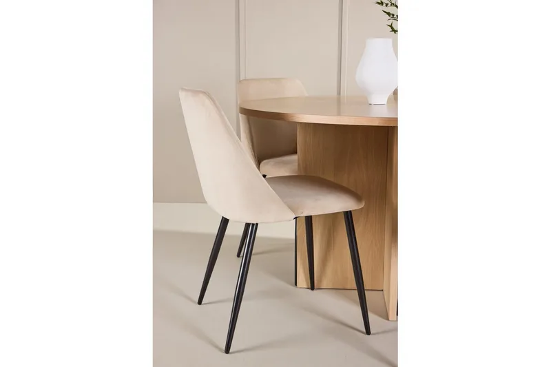 Spisegruppe Strada Rund 120/170 cm med Night Stoler 6 stk - 6 stk - Møbler - Bord - Spisegruppe