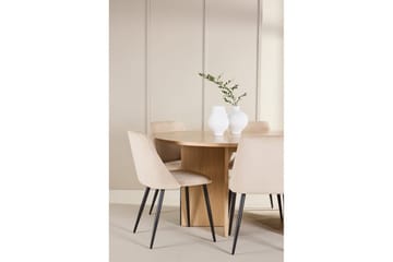 Spisegruppe Strada Rund 120/170 cm med Night Stoler 6 stk - 6 stk - Møbler - Bord - Spisegruppe