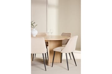 Spisegruppe Strada Rund 120/170 cm med Night Stoler 6 stk - 6 stk - Møbler - Bord - Spisegruppe