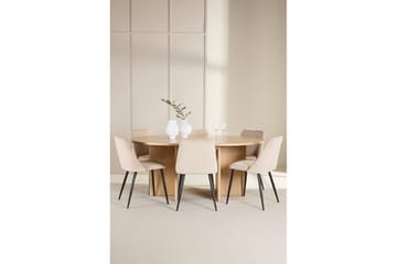 Spisegruppe Strada Rund 120/170 cm med Night Stoler 6 stk - 6 stk - Møbler - Bord - Spisegruppe