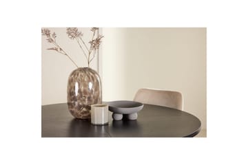 Spisegruppe Strada Rund 120/170 cm Svart med Night Stoler 4 stk - 4 stk - Møbler - Bord - Spisegruppe