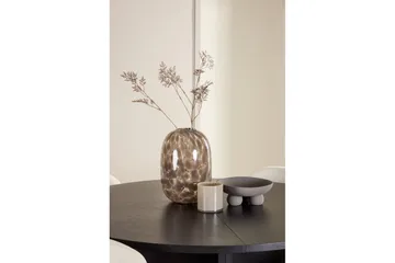 Spisegruppe Strada Rundt 120/170 cm Svart med Lilja Stoler 4 stk - 4 stk - Møbler - Bord - Spisegruppe