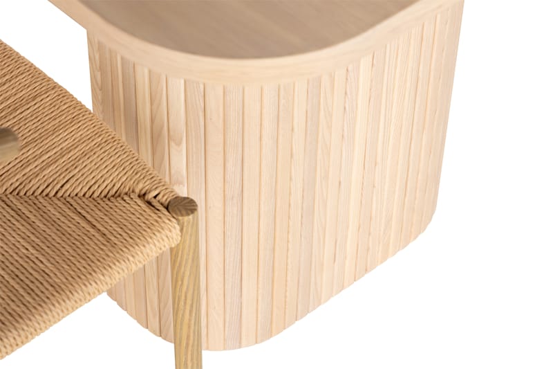 Spisegruppe Uppveda 200 cm inkl. 6 Tarina stoler - Hvit/Brun - Spisegruppe