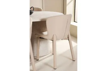 Spisegruppe Venture Home Spisegruppe Venture Home Narvik 100x200 cm beige med 6 stk Astoria-stoler beige Beige - Møbler - Bord - Spisegruppe