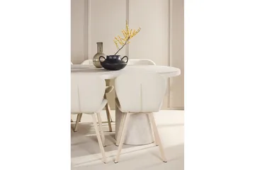 Spisegruppe Venture Home Spisegruppe Venture Home Narvik 100x200 cm beige med 6 stk. Lilja-stoler Beige - Møbler - Bord - Spisegruppe