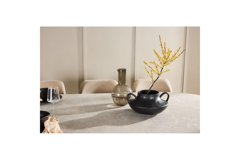 Spisegruppe Venture Home Spisegruppe Venture Home Narvik 100x200 cm beige med 6 stk. Night-stoler Beige - Møbler - Bord - Spisegruppe
