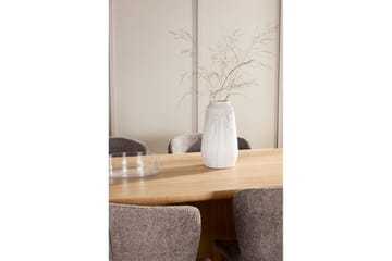 Spisegruppe Venture Home Spisegruppe Venture Home Stjärnö 200x90 cm natur med 6 stk. Astoria-stoler brun Natur - Møbler - Bord - Spisegruppe