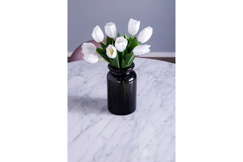 Admira spisebord med 4 Valeri Spisestoler - Rosa Cordfløyel - Møbler - Bord - Spisegruppe