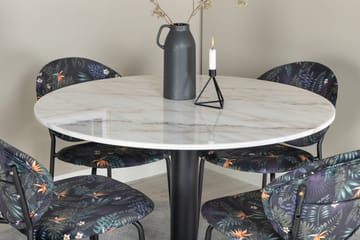 Admira Spisegruppe 106 cm + 4 Moncoll Spisestoler - Møbler - Bord - Spisegruppe