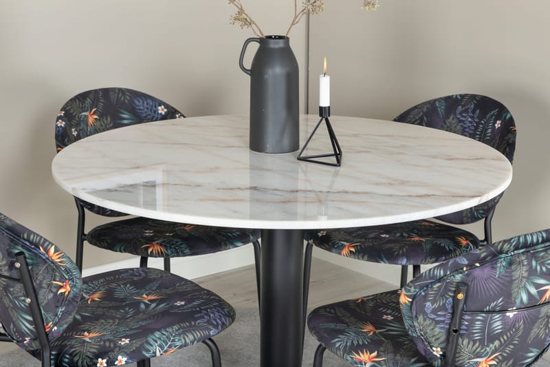 Admira Spisegruppe 106 cm + 4 Moncoll Spisestoler - Møbler - Bord - Spisegruppe